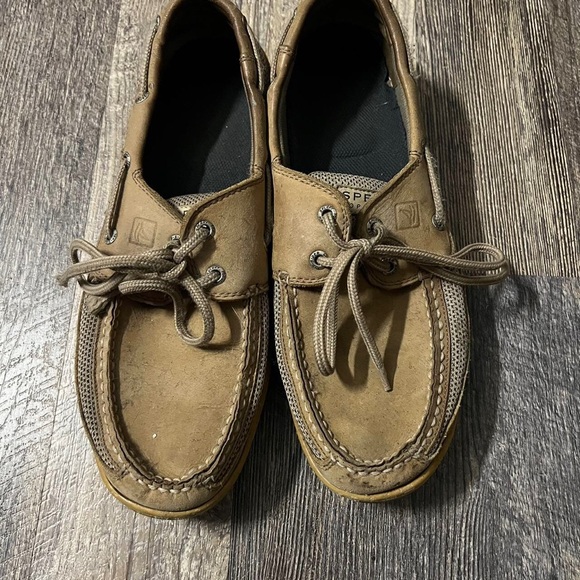 Sperry Men's Tan and Brown Boat-shoes - Picture 2 of 4